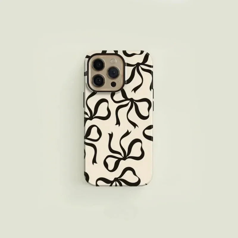 Bow Charm Phone Case - Redwood Main