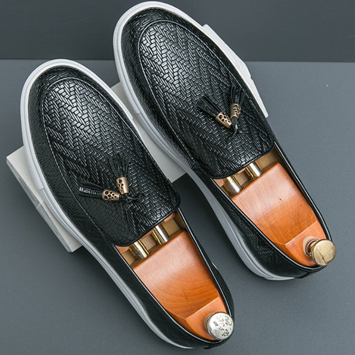 Marevo Leather Loafers - Redwood Main