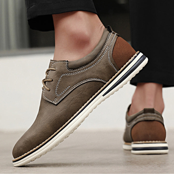 Cavallo Leather Shoes - Redwood Main