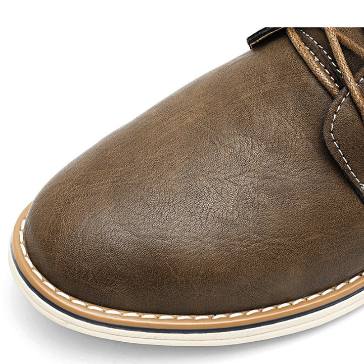 Cavallo Leather Shoes - Redwood Main