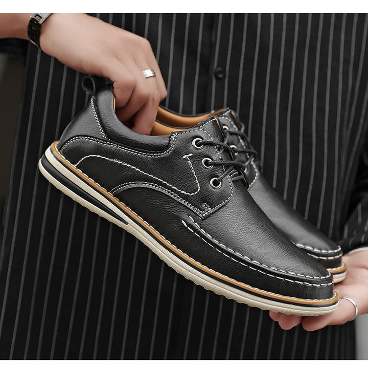 Halston Leather Shoes - Redwood Main