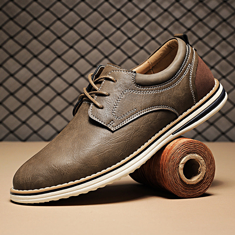 Cavallo Leather Shoes - Redwood Main