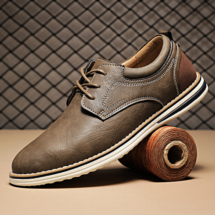 Cavallo Leather Shoes - Redwood Main