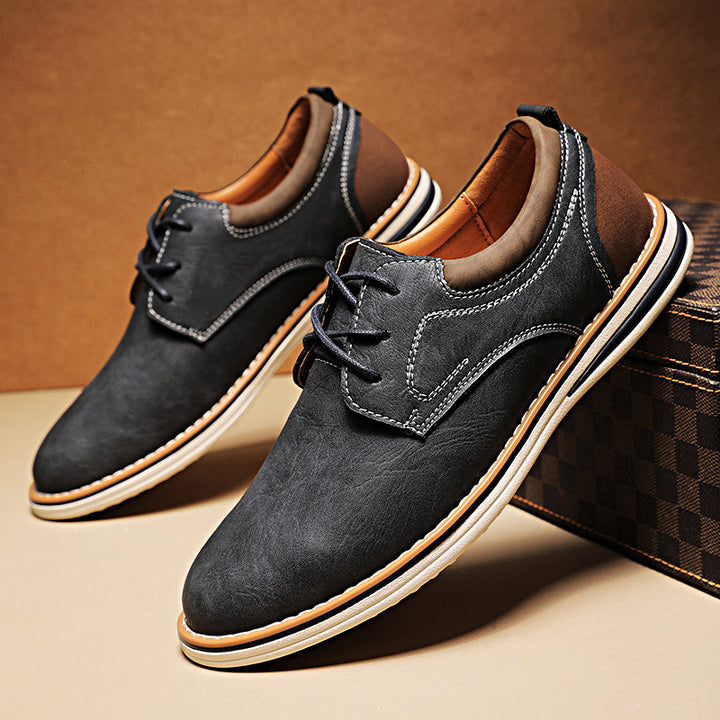 Cavallo Leather Shoes - Redwood Main