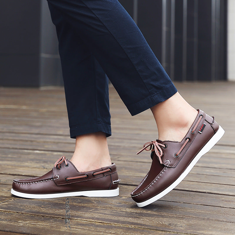 Rothwell Leather Loafers - Redwood Main