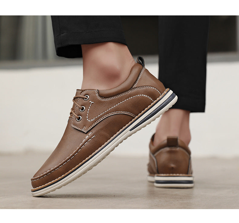 Halston Leather Shoes - Redwood Main