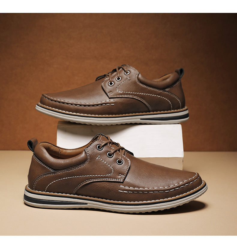 Halston Leather Shoes - Redwood Main