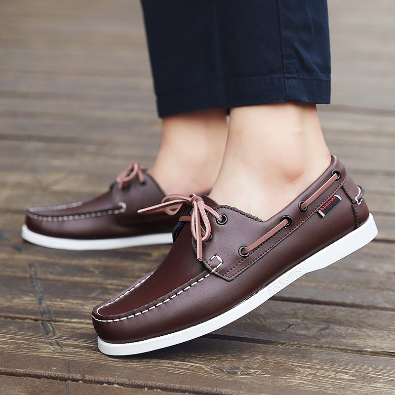 Rothwell Leather Loafers - Redwood Main