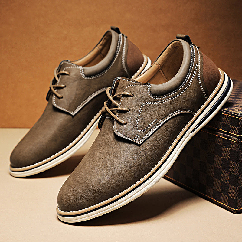 Cavallo Leather Shoes - Redwood Main