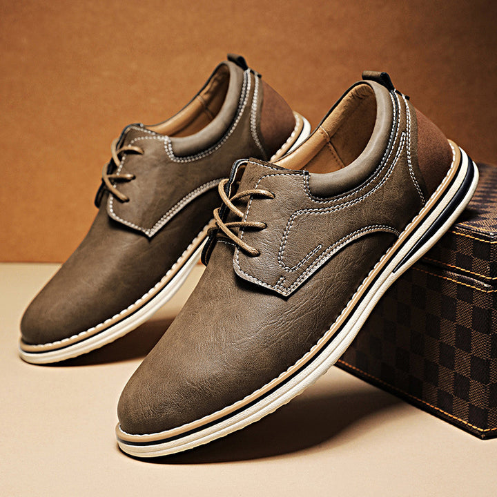 Cavallo Leather Shoes - Redwood Main