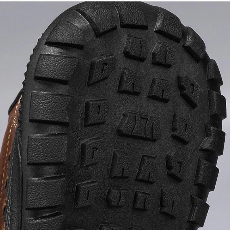 Verano Leather Shoes - Redwood Main