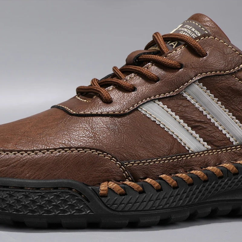 Verano Leather Shoes - Redwood Main