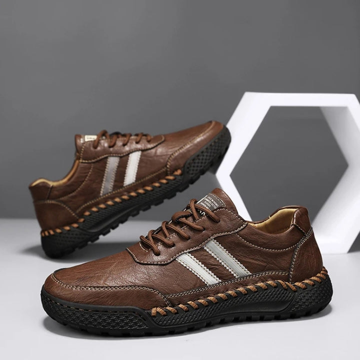 Verano Leather Shoes - Redwood Main