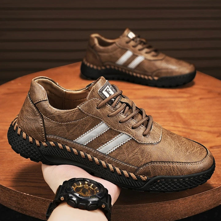 Verano Leather Shoes - Redwood Main