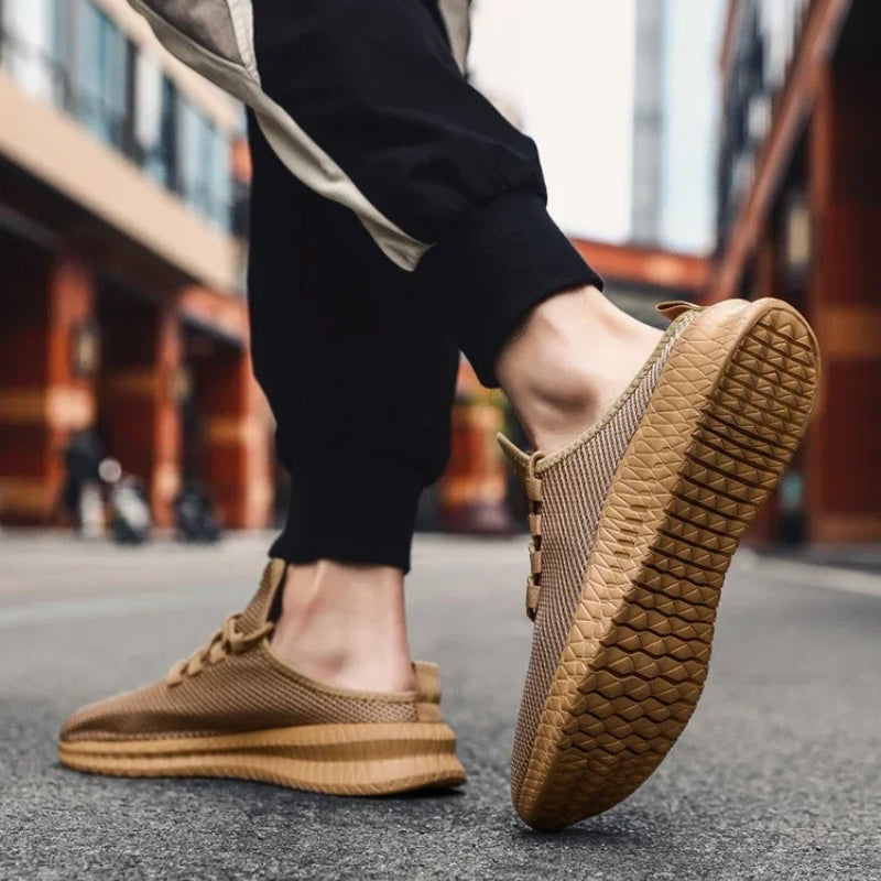 Nuvor Slip-On Sneakers - Redwood Main