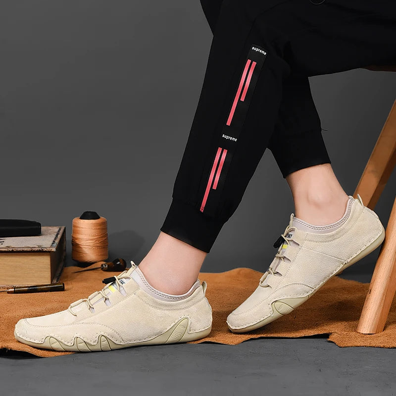 Wayfinder Leather Shoes - Redwood Main