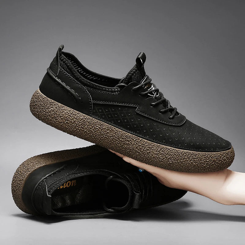 Carrington Genuine Leather Shoes - Redwood Main