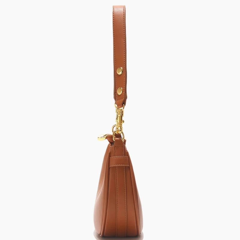 Céleste Leather Bag - Redwood Main