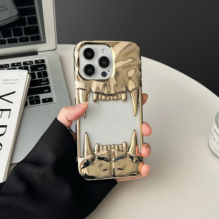 Cyber Fangs Phone Case - Redwood Main