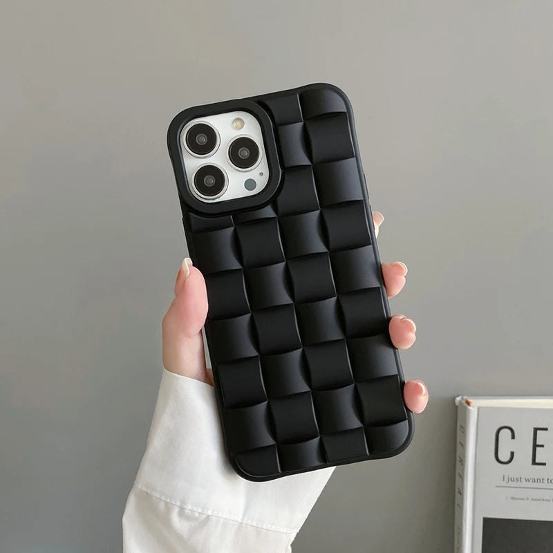 3D Cube Shield Phone Case - Redwood Main