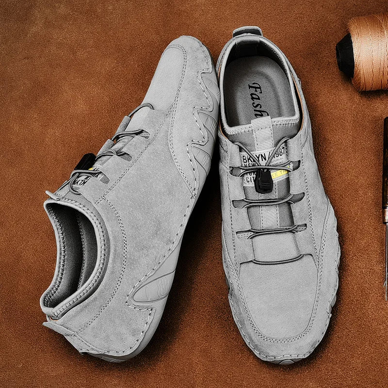 Wayfinder Leather Shoes - Redwood Main