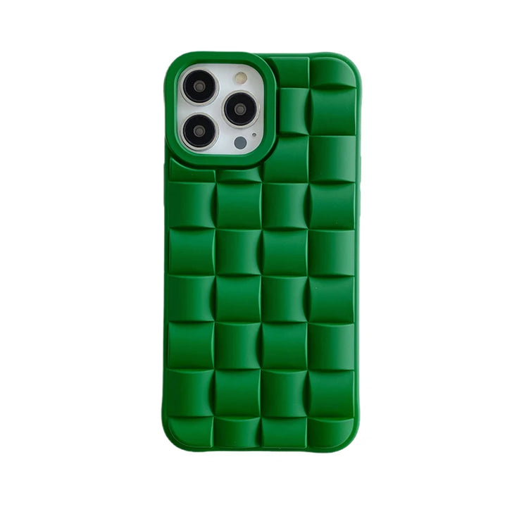 3D Cube Shield Phone Case - Redwood Main