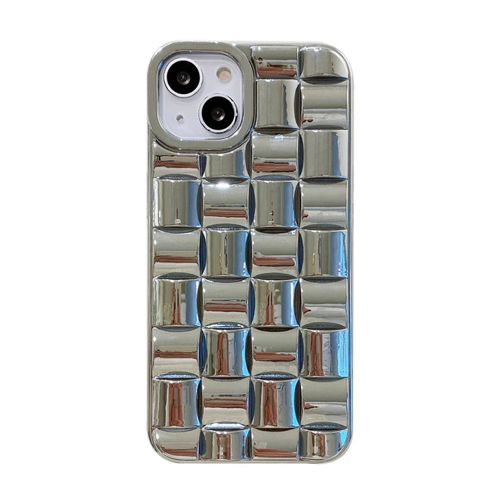3D Cube Shield Phone Case - Redwood Main