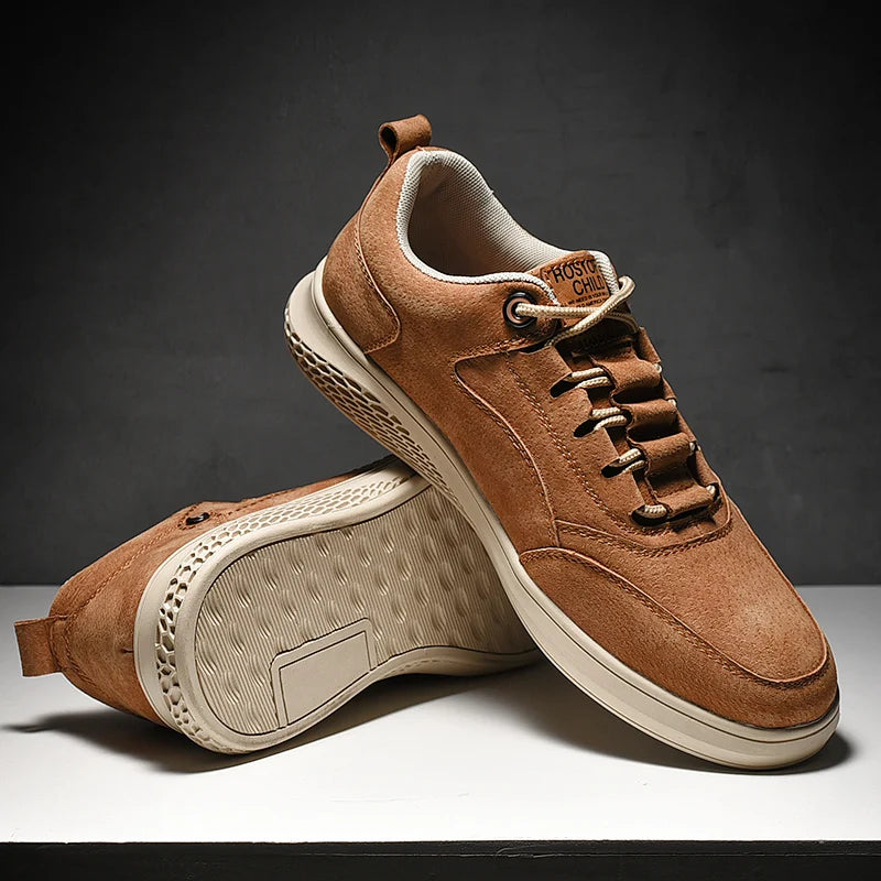 Allure Suede Sneakers - Redwood Main