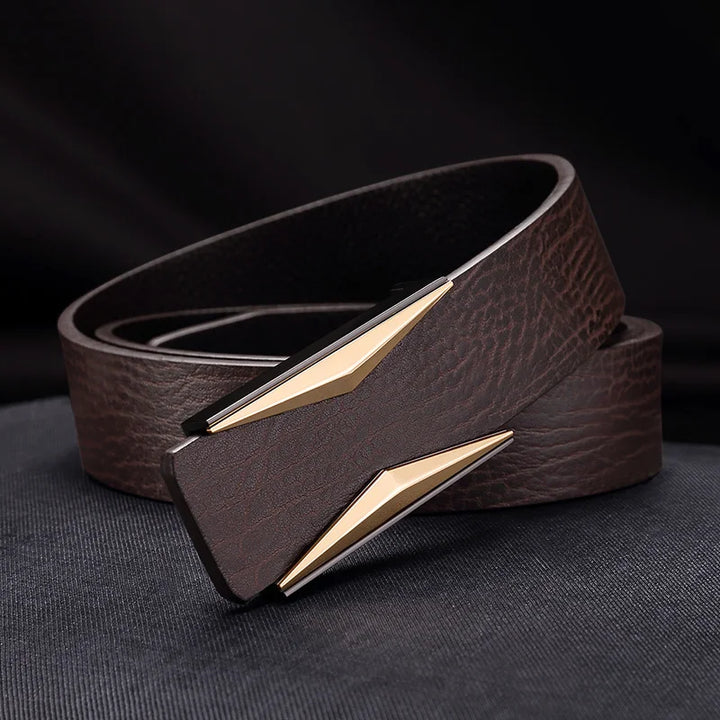 Vanguard Leather Belt - Redwood Main