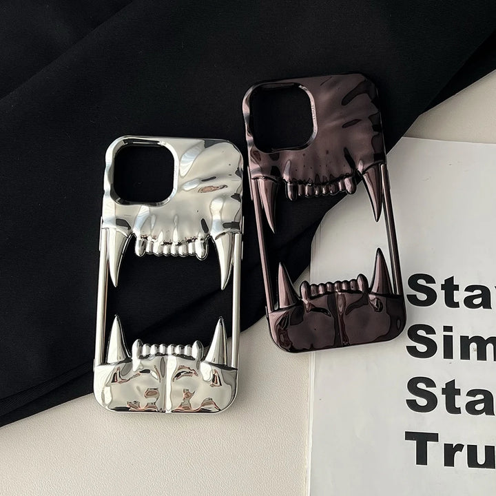 Cyber Fangs Phone Case - Redwood Main