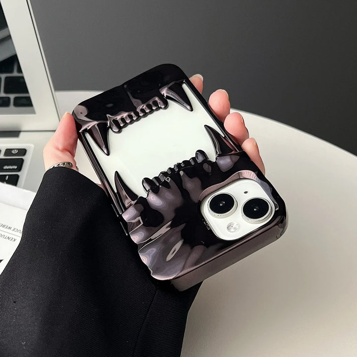 Cyber Fangs Phone Case - Redwood Main