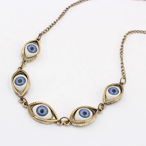 Punk Eye Necklace - Redwood Main