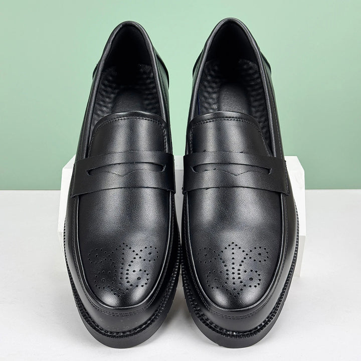 Velluto Leather Loafers - Redwood Main