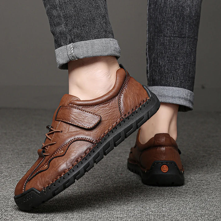 Surestep Leather Shoes - Redwood Main