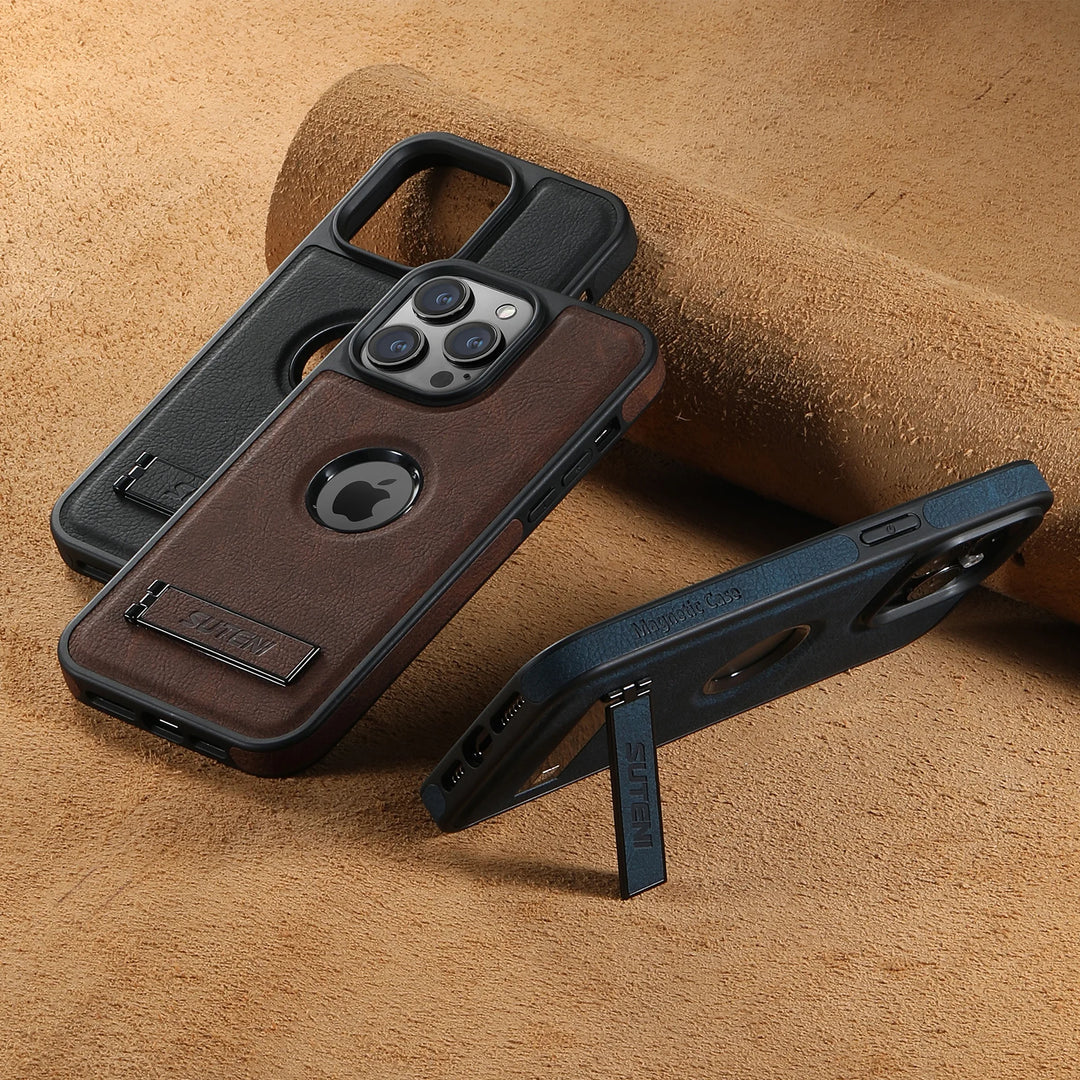 Magpro Leather iPhone Case - Redwood Main