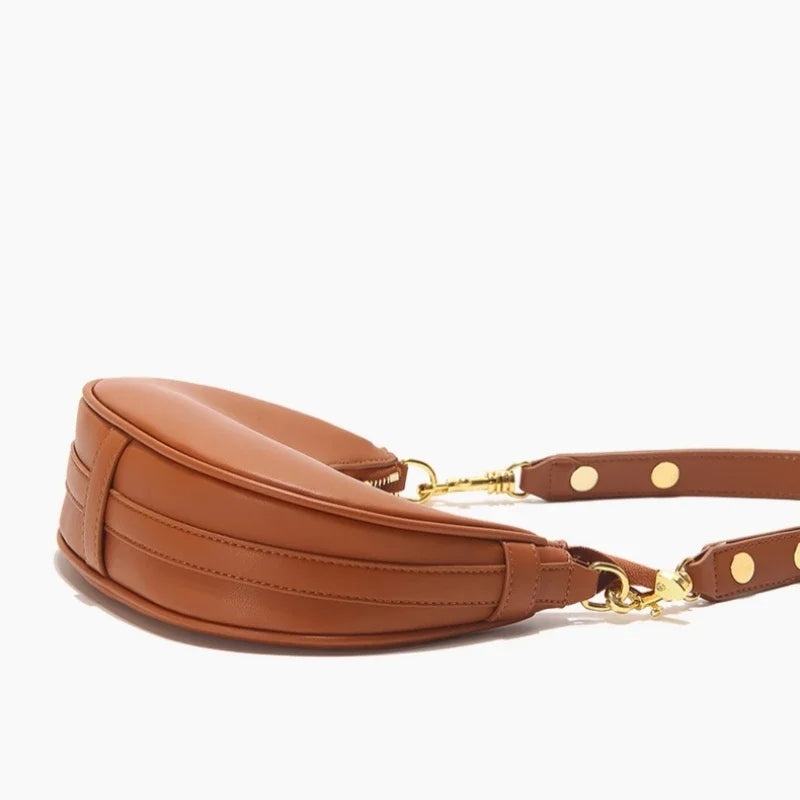Céleste Leather Bag - Redwood Main