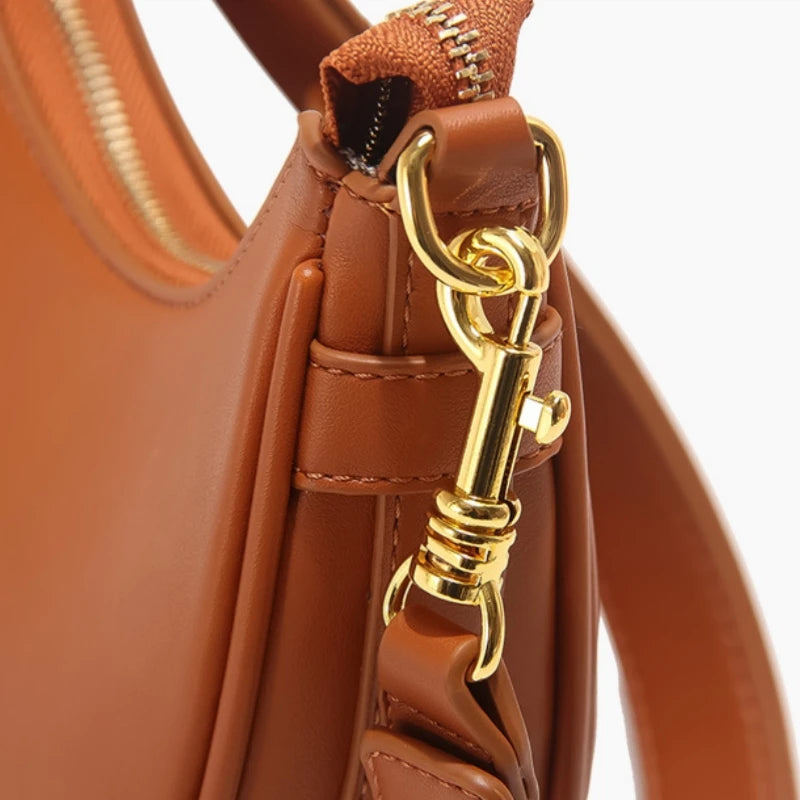 Céleste Leather Bag - Redwood Main