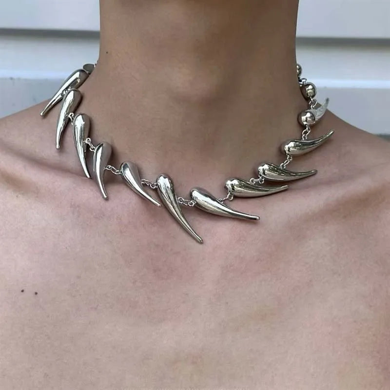 Oblivion Spike Necklace - Redwood Main