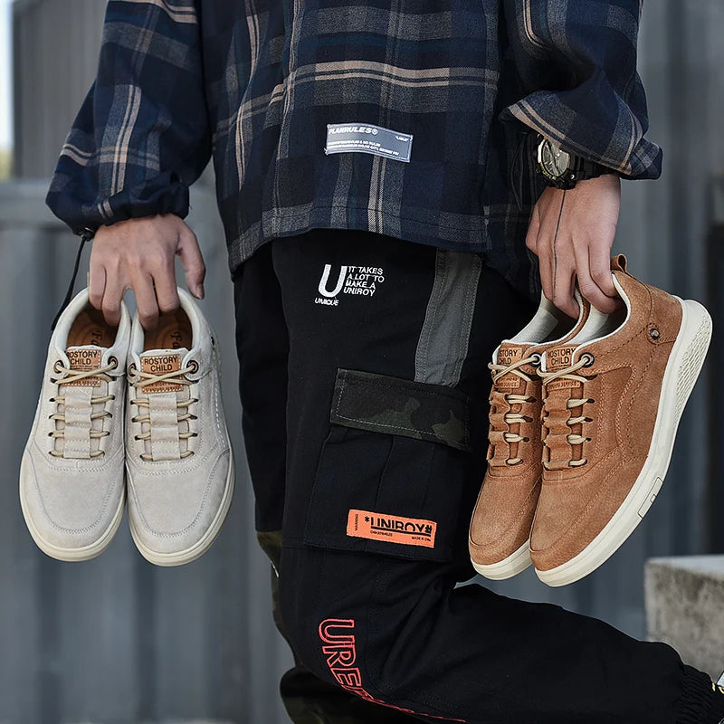 Allure Suede Sneakers - Redwood Main