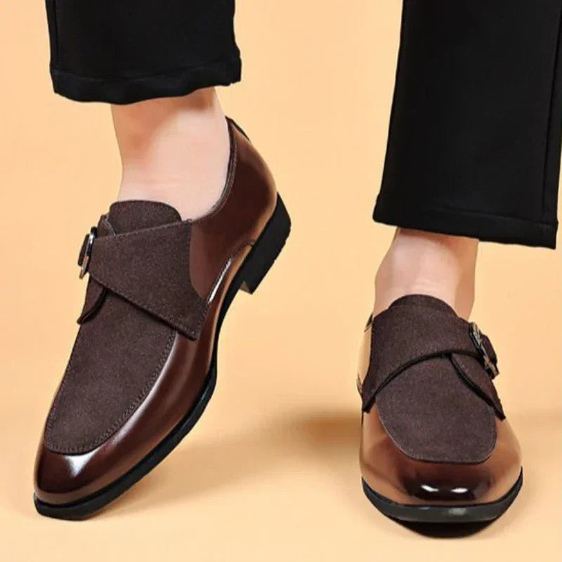 Edward Classic Monk Shoes - Redwood Main