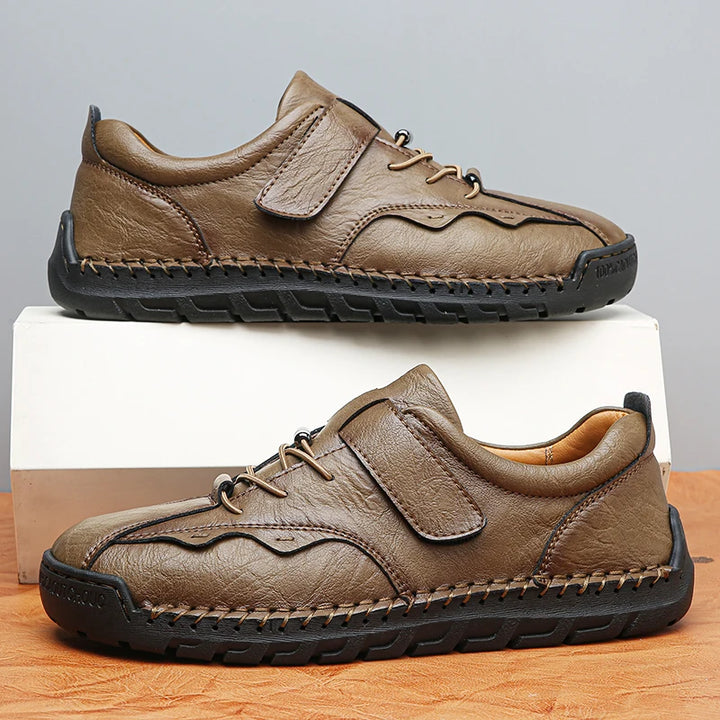 Surestep Leather Shoes - Redwood Main