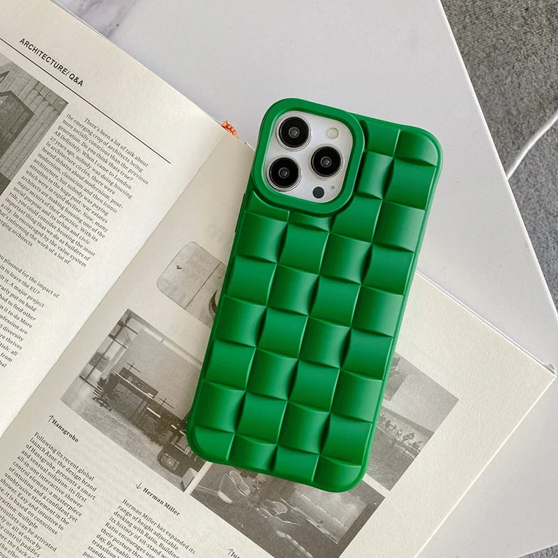 3D Cube Shield Phone Case - Redwood Main