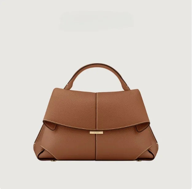 Solène Leather Bag - Redwood Main
