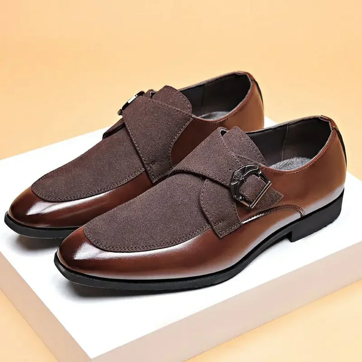 Edward Classic Monk Shoes - Redwood Main