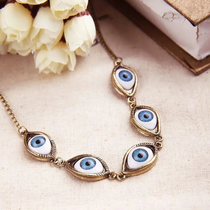 Punk Eye Necklace - Redwood Main