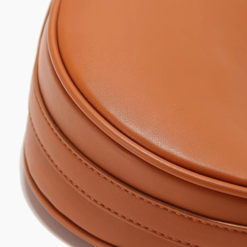 Céleste Leather Bag - Redwood Main