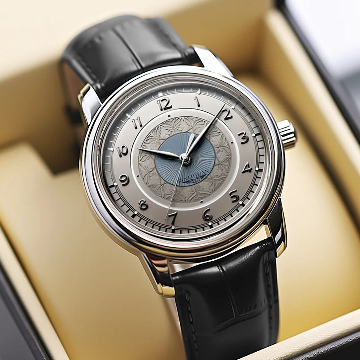 Lancaster Leather Watch - Redwood Main