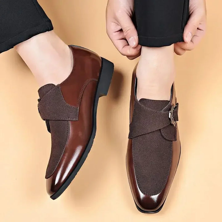 Edward Classic Monk Shoes - Redwood Main