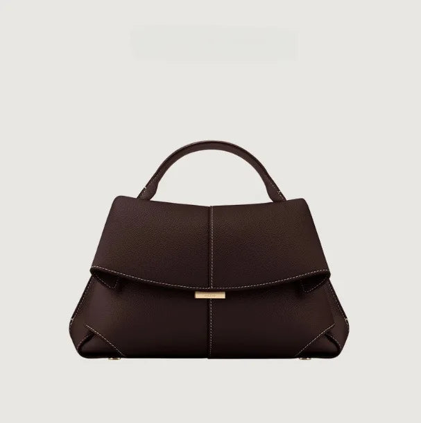 Solène Leather Bag - Redwood Main