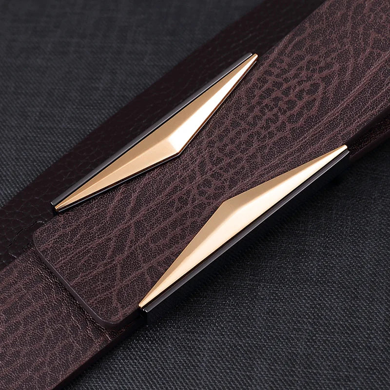 Vanguard Leather Belt - Redwood Main